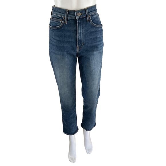 Veronica Beard Denim - Veronica Beard Women's Ryleigh High Rise Ankle Slim Straight Jeans Blue Sz 29